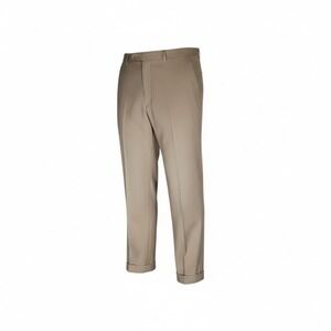 Sean John Fine Tailoring Men's Tan Herringbone Pleated Dress Pants Size 38x32